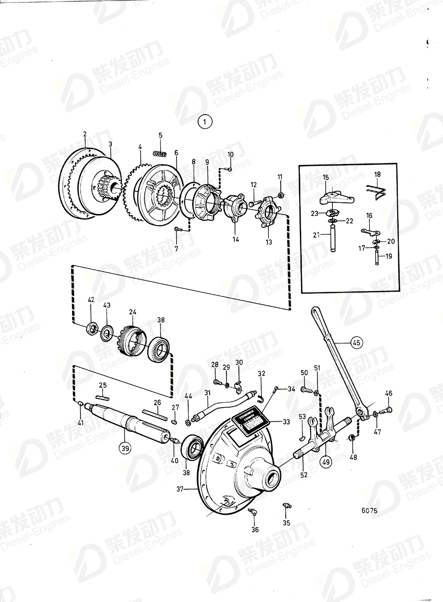 VOLVO Drive screw 846507 Drawing VOLVO Drive screw 846507 Drawing